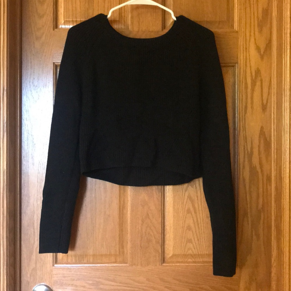 White House Black Market Black Sweater
